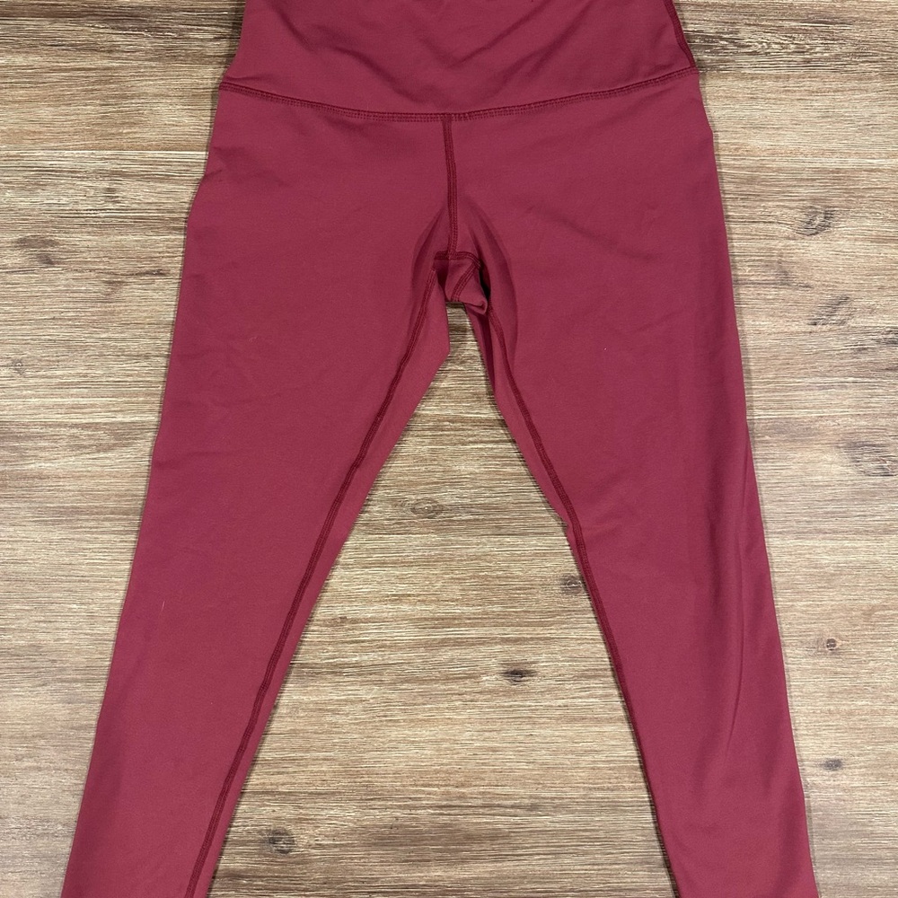 Reflex Red High-Waisted Leggings